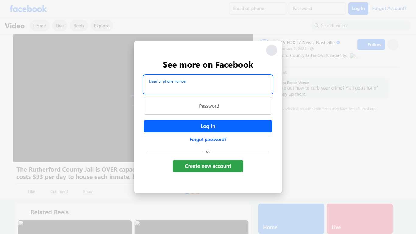 The Rutherford County Jail is OVER capacity.  🚓   Sheriff Fitzhugh says it costs $93 per day to house each inmate, but the state only reimburses $41. Sheriff Fitzhugh now warns that the jail is at risk of losing its certification, which could lead to serious legal and safety threats in the future. @hopeonTv has more on this story at the link in our bio.   #rutherford #rutherfordcounty #jail #overcapacity #prison #prisoners #fox17news #tnnews #localnews | WZTV FOX 17 News, Nashville | Facebook